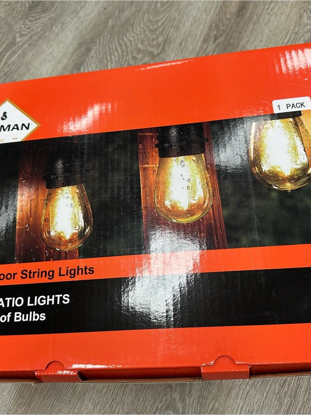 Outdoor String Lights, 240 feet, Patio Lights, Shatter-proof Plastic Bulbs